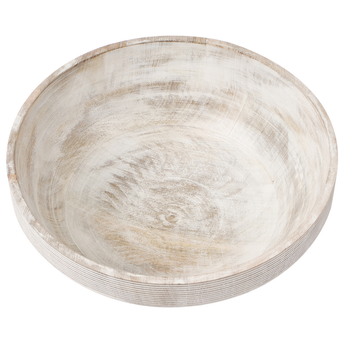 Beliani - MINYA - Set van 2 schalen - Lichtbruin - Mangohout