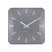 Karlsson - Wandklok Sucinto Dome Vierkant - Cool grey