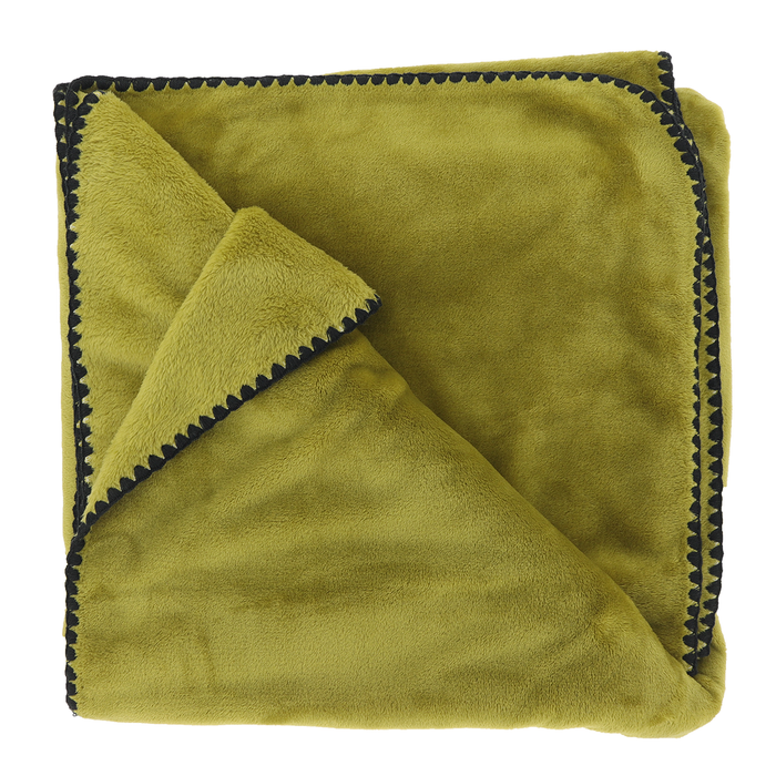 Unique Living - Plaid Jade 140x180cm - Moss Green