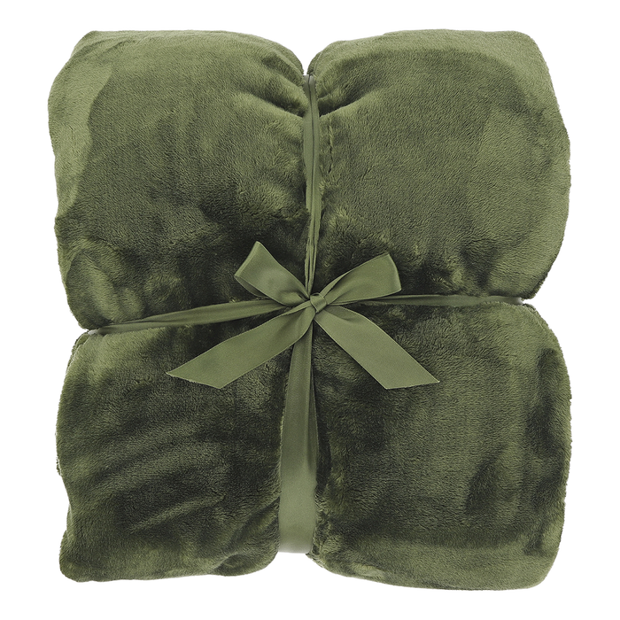 Unique Living - Plaid Silke 150x200cm - Winter Green