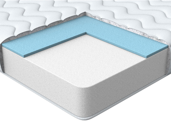 Beliani - FROSTY - Matrastopper - Wit - 180 x 200 cm - Gel