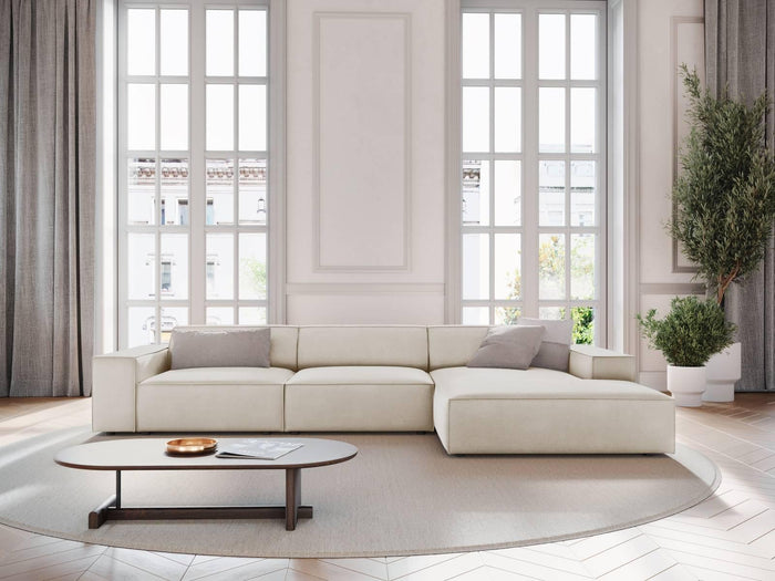 Micadoni 5-zits hoekbank Jodie velvet rechts