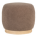 Artichok Kenna Ronde Poef Bouclé Bruin Ø 44,5 cm