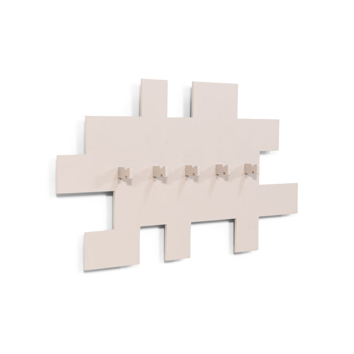 Spinder Design kapstok Tetromino - Silky Taupe - 5 haken