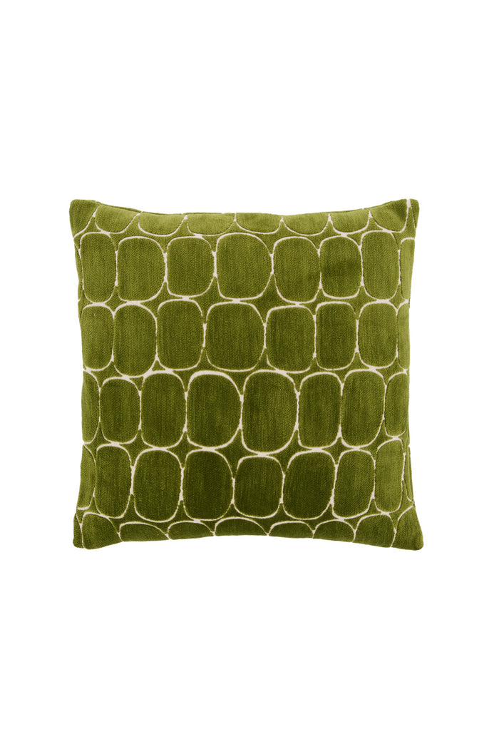 Light & Living - Sierkussen DOTHAN - Ø45x10 cm - Groen