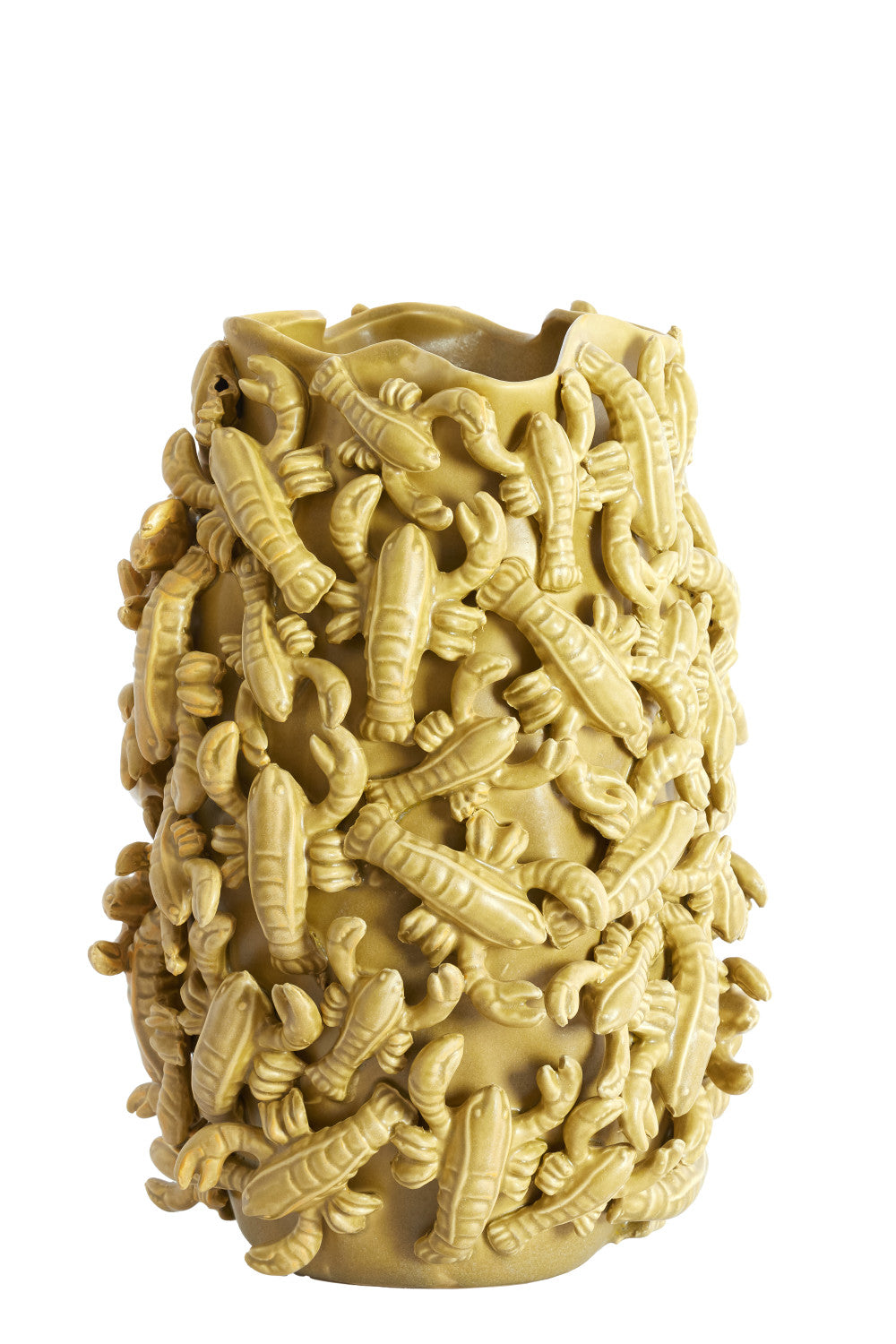 Light & Living - Vaas LOBSTER - 31.5x30.5x45.5 cm - Groen