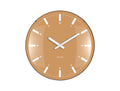 Karlsson - Wandklok Realista Dome - Okergeel- Ø35cm