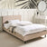 Beliani - FITOU - Bedframe hoes - Beige - 120 x 200 cm - Polyester