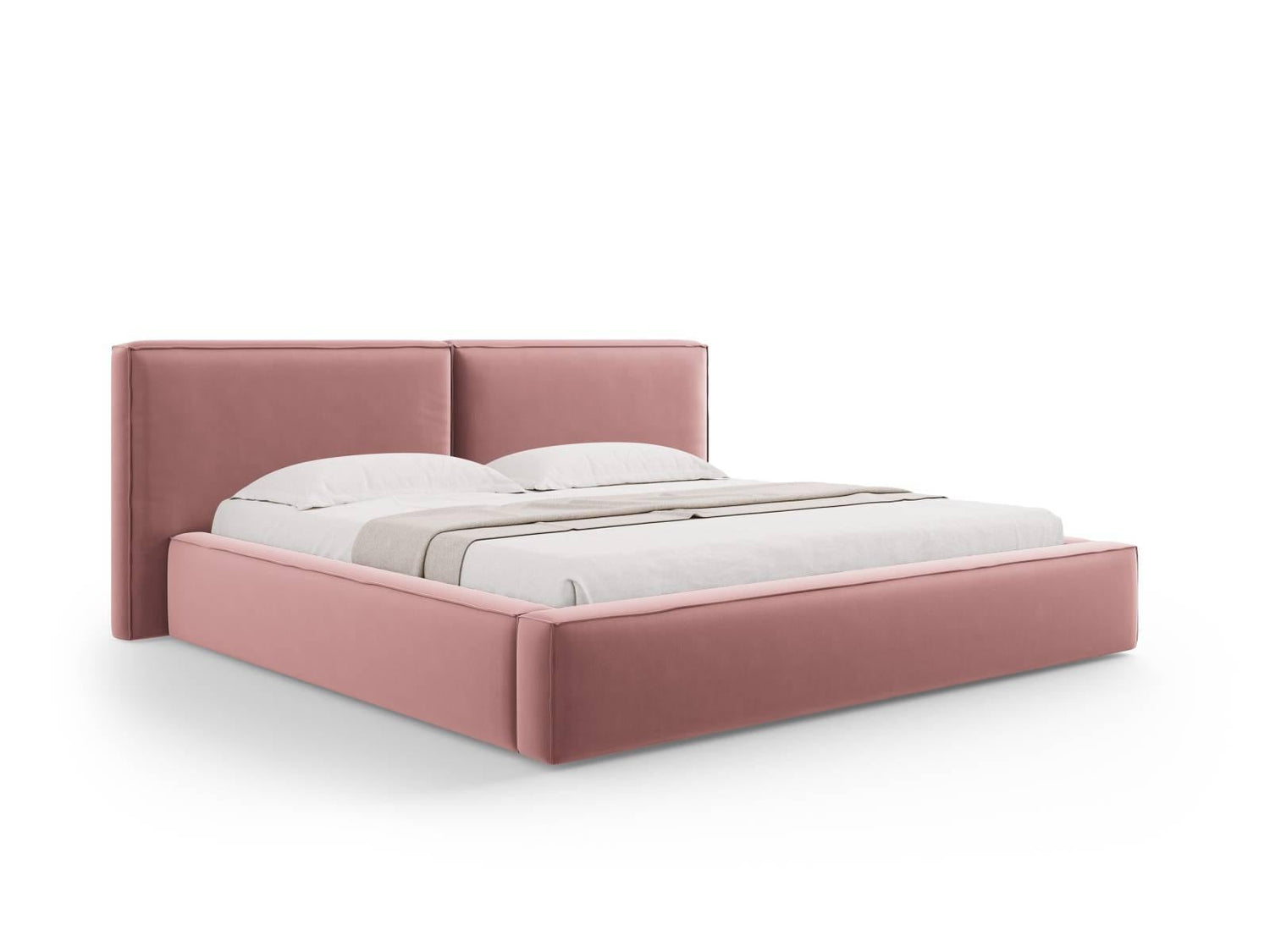 Micadoni Bedframe Jodie met opbergruimte velvet 200 x 200 cm