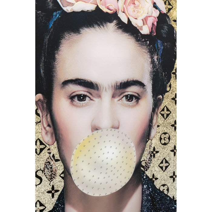 Schilderij artiest chewing-gum 40x50cm Kare Design