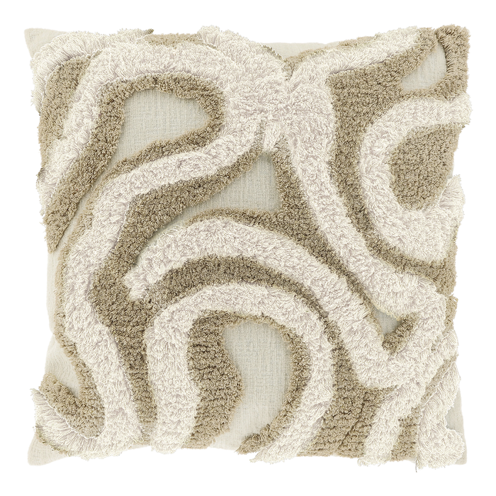 Unique Living - Sierkussen Calin 45x45cm - Dove White