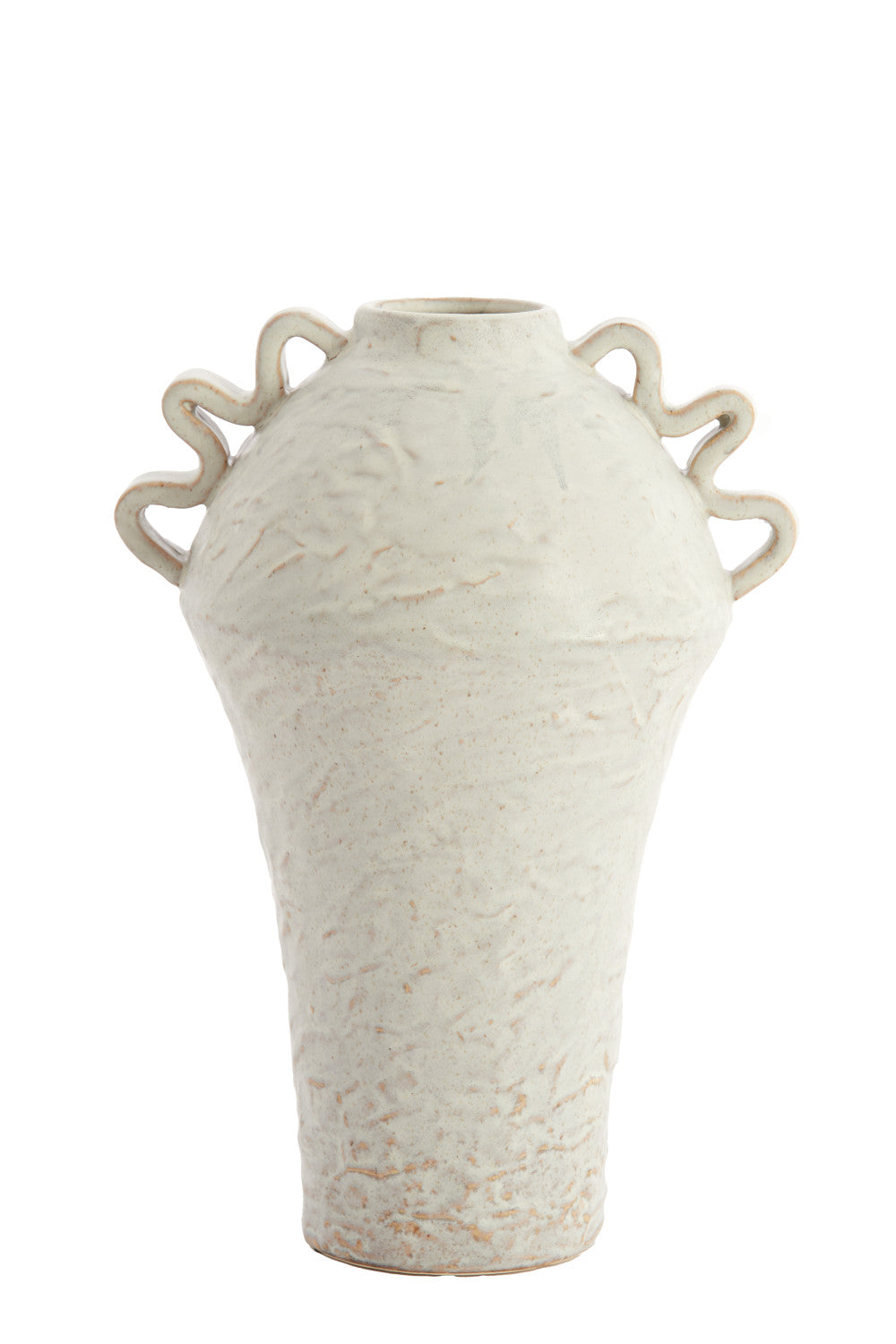 Light & Living - Vaas VOLCA - 25x20x35 cm - Wit