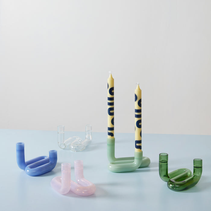 Studio About Wave Kandelaar - Milky Blue