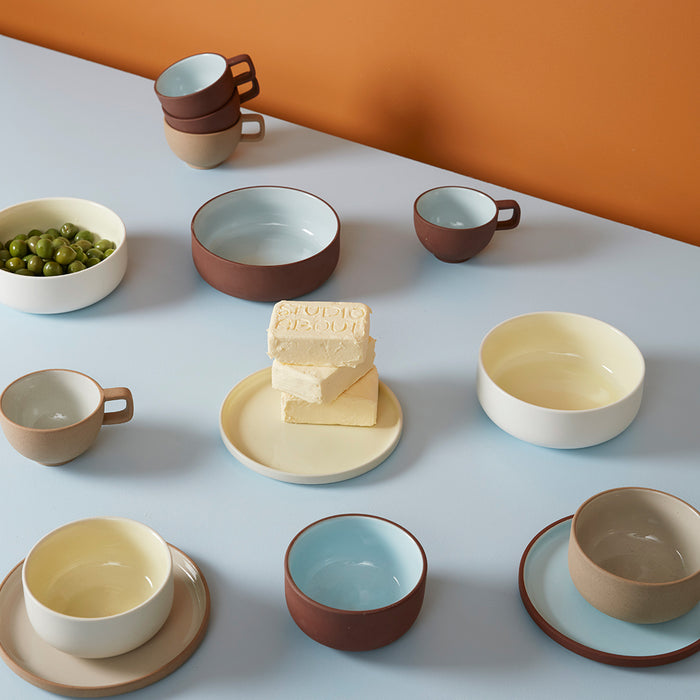 Studio About Clayware Kom Medium - Set van 2 - Ivory