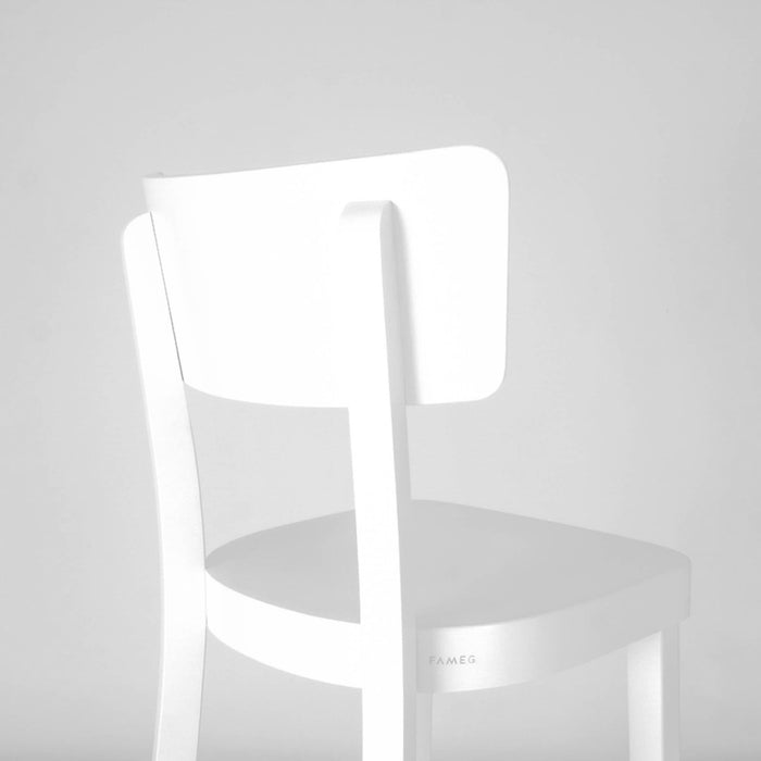 Fameg Felix houten barkruk wit - 75 cm