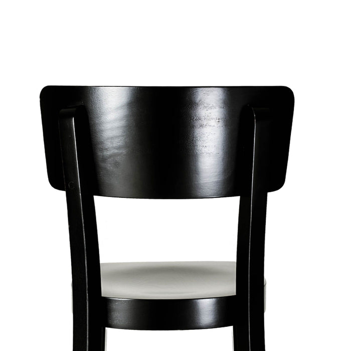 Fameg Felix houten barkruk zwart gebeitst - 75 cm