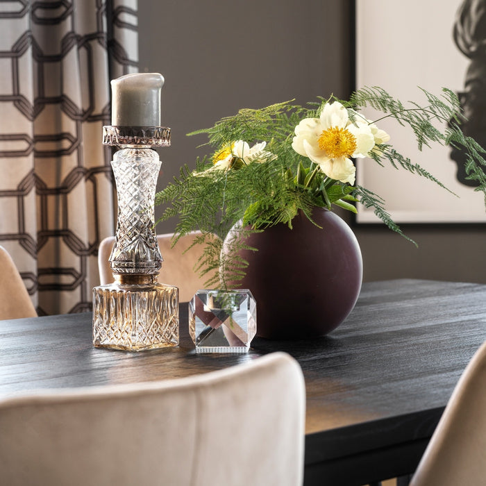 Rowico Home Everett Houten Eettafel  220 x 100 cm - Zwart