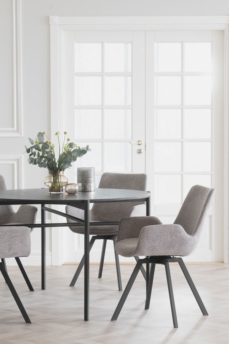 Rowico Home Skye Ronde Houten Eettafel Ø 120 cm - Zwart