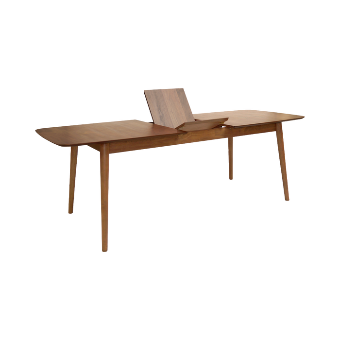 Lisomme Victor Uitschuifbare Houten Eettafel 180 x 90 cm - Walnoot