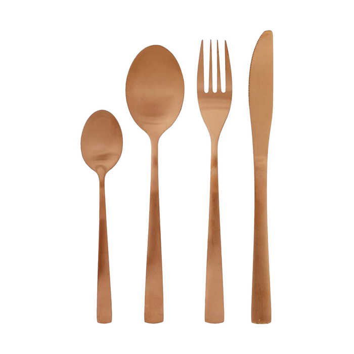 Lisomme Ace bestekset koper - 16 delig