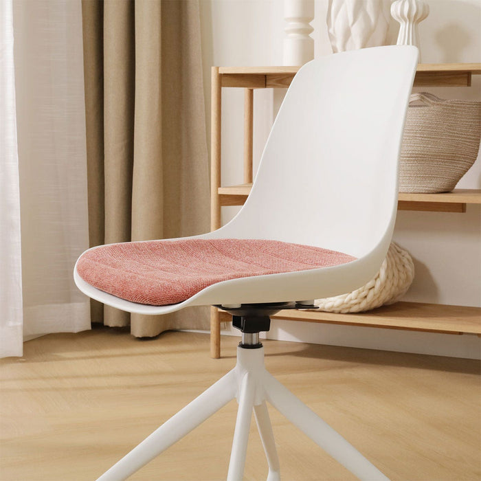 Nolon Nola-Liv Eetkamerstoel Wit - Terracotta - Draaibaar - Wit