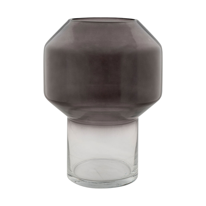 Artichok Annelot glazen vaas zwart - Ø 19,5 cm