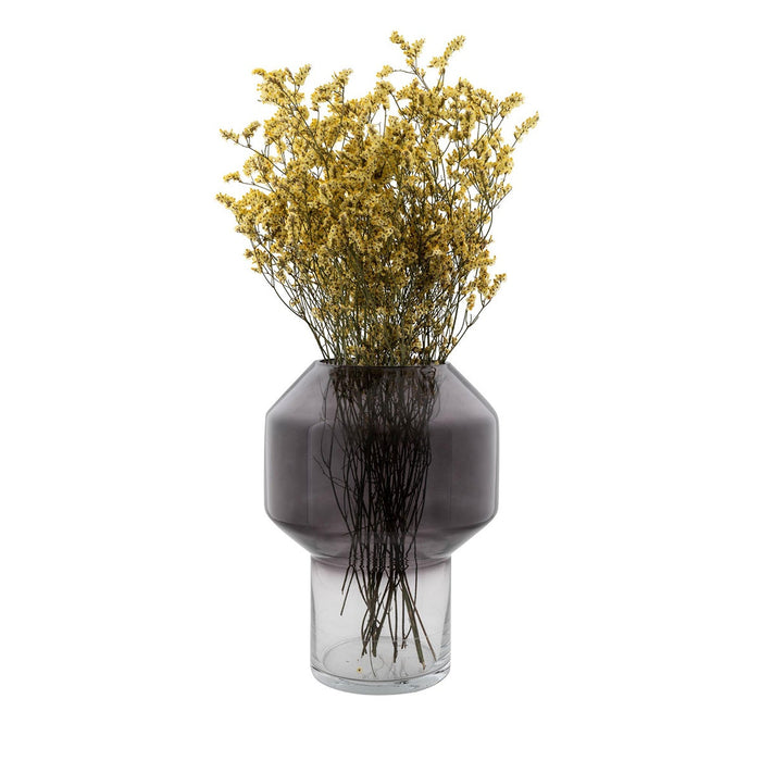 Artichok Annelot glazen vaas zwart - Ø 19,5 cm