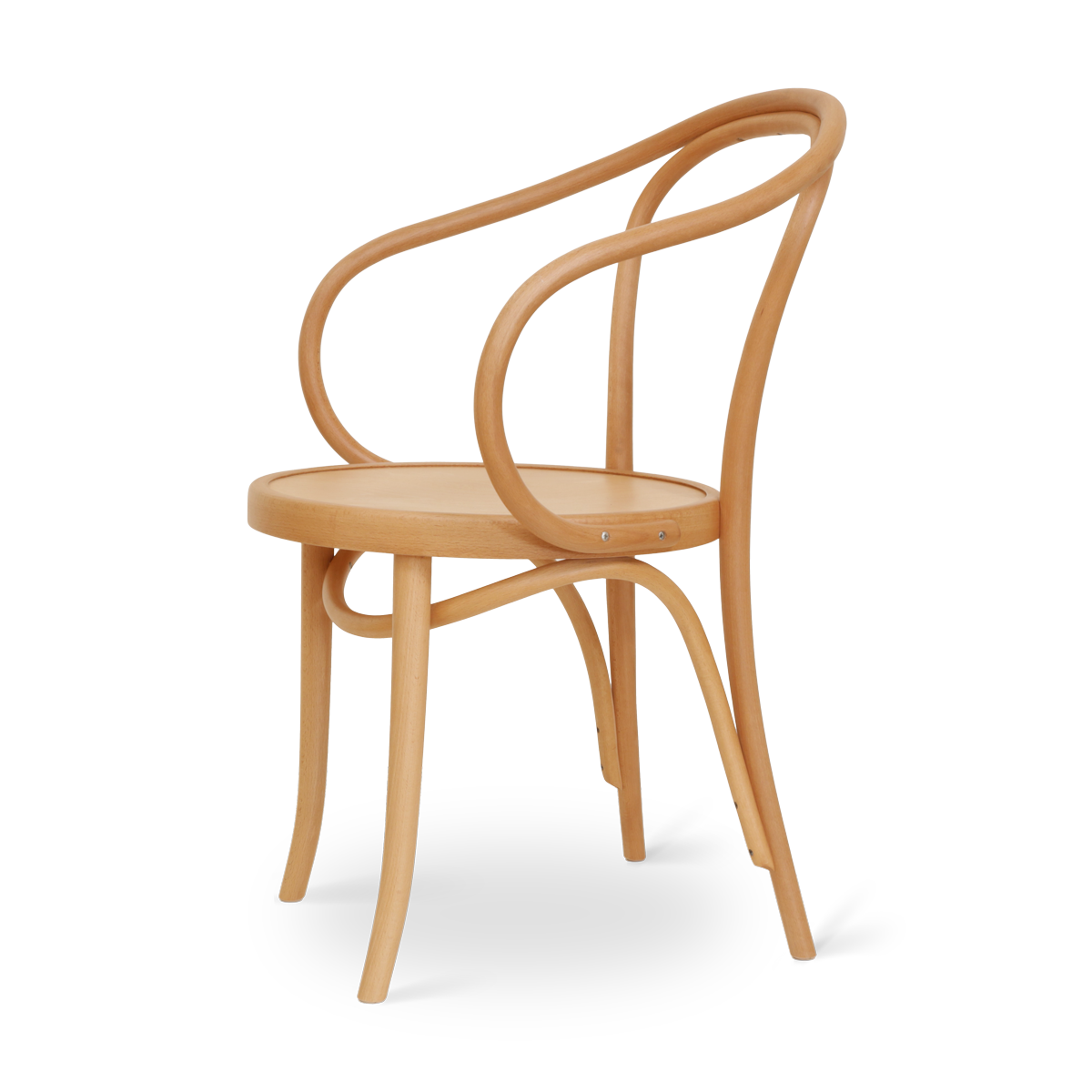 Fameg Venice No. 9 Houten Eetkamerstoel Naturel - Met Armleuning