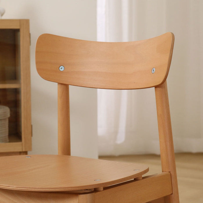 Fameg George Houten Eetkamerstoel Naturel