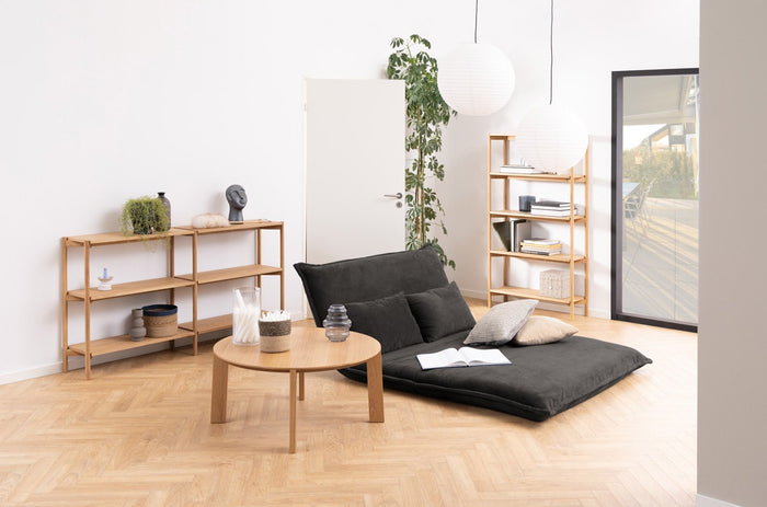 Lisomme Floris Houten Boekenkast - B 169 cm - Naturel