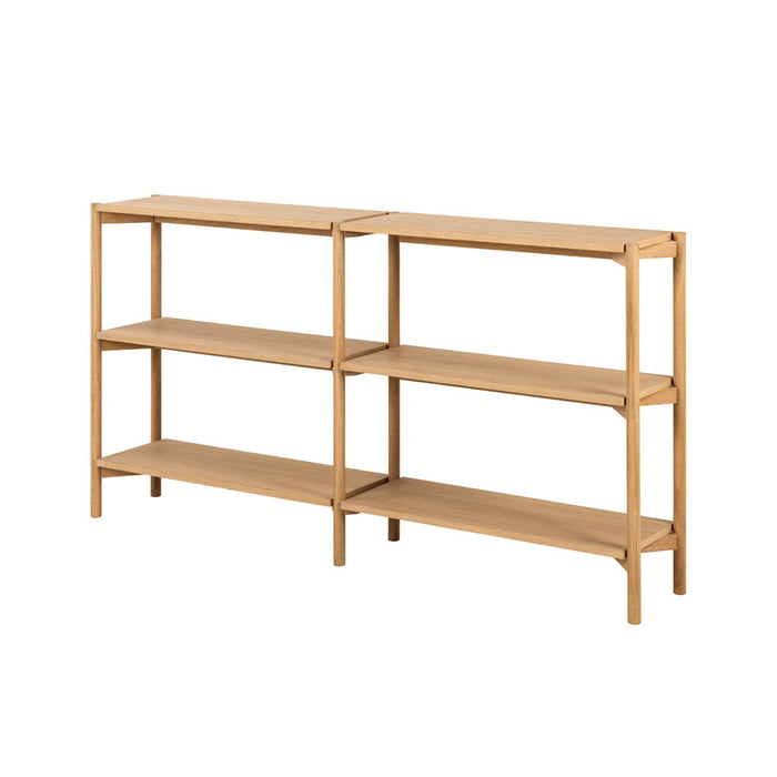 Lisomme Floris Houten Boekenkast - B 169 cm - Naturel