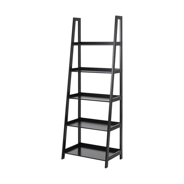 Lisomme Livia Houten Wandkast met 5 Planken - Zwart