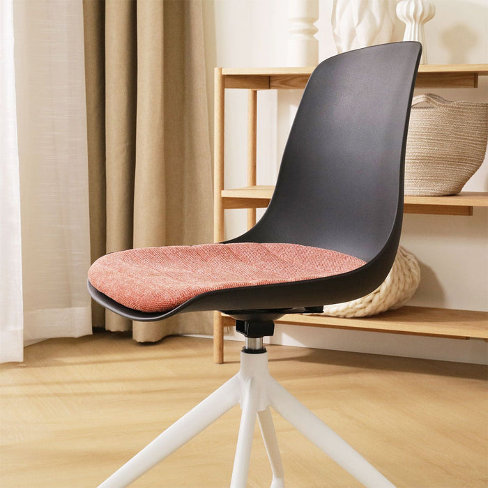 Nolon Nola-Liv Eetkamerstoel Zwart - Terracotta - Draaibaar - Wit