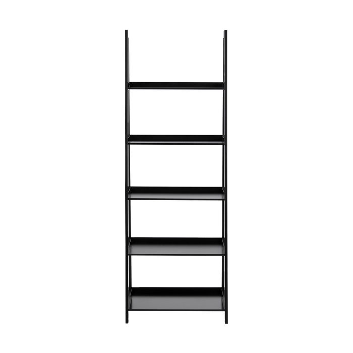 Lisomme Livia Houten Wandkast met 5 Planken - Zwart