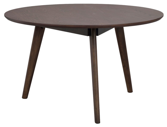 Rowico Yumi Ronde Salontafel - Ø90 X H48 Cm - Donkerbruin Hout