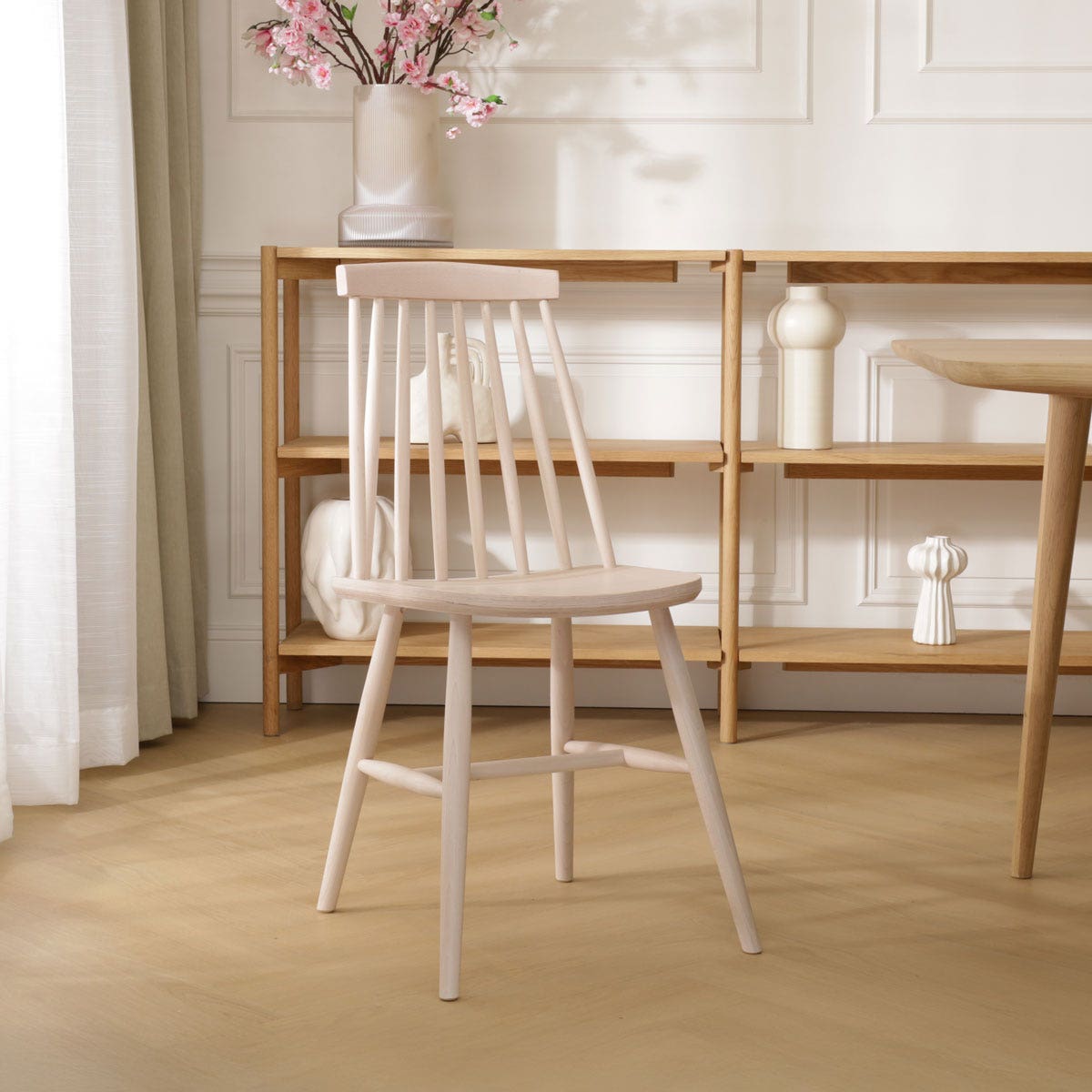 Fameg Filou Houten Spijlenstoel Whitewash