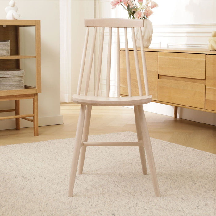 Fameg Filou Houten Spijlenstoel Whitewash