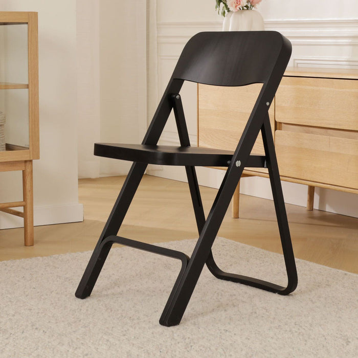 Fameg Flip Houten Klapstoel Zwart