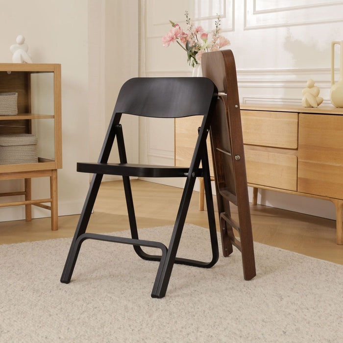 Fameg Flip Houten Klapstoel Zwart