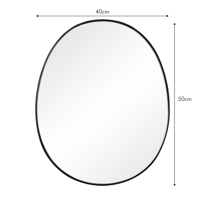 Atmooz Spiegel Ovaal Stone Small - Wandspiegel Metaal