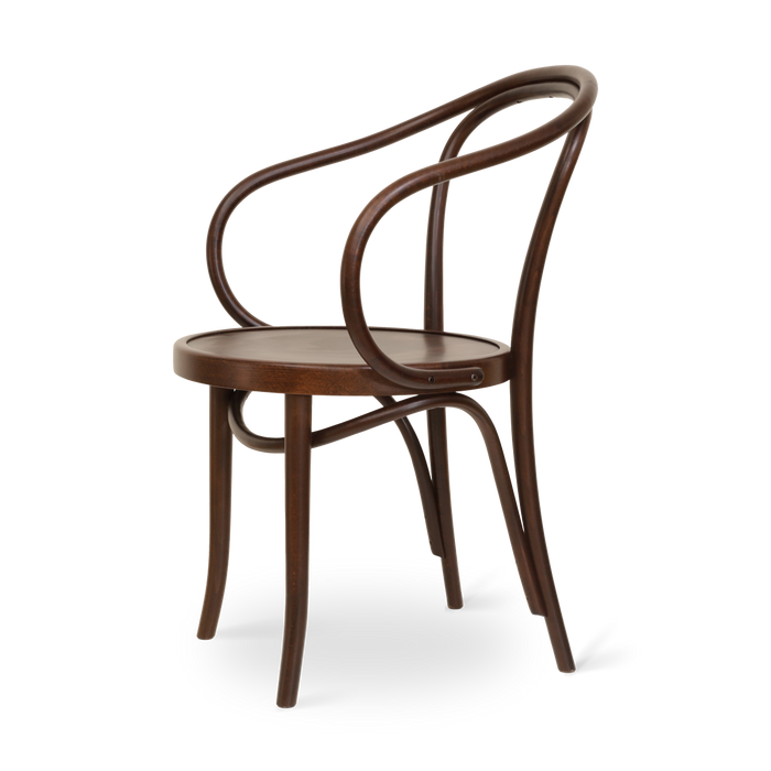 Fameg Venice No.9 Houten Eetkamerstoel Walnoot - Met Armleuning