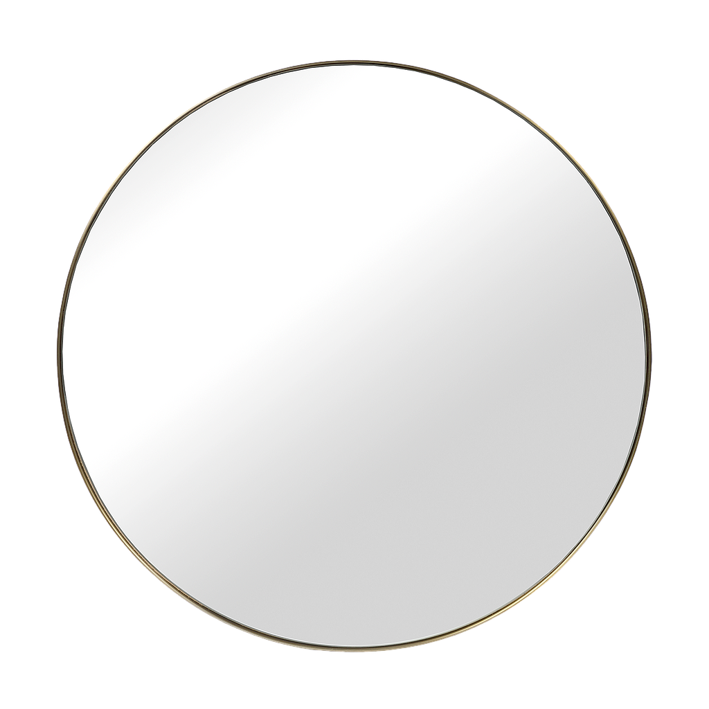 Atmooz Spiegel Ovaal Merope Brons - Wandspiegel Metaal