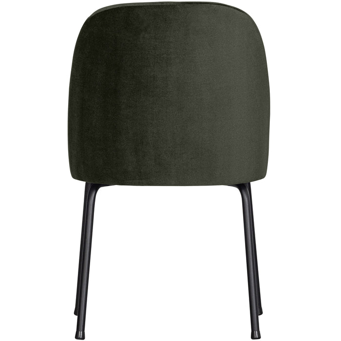 WOOOD Vogue Eetkamerstoelen - Fluweel - Donkergroen - Set van 6