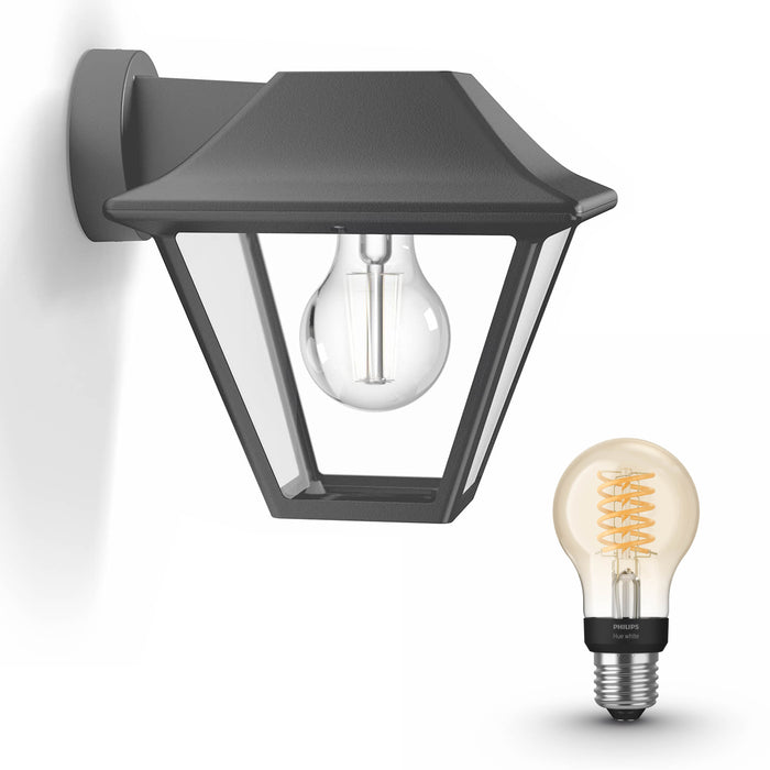 Philips Alpenglow Outdoor Wandlamp met Hue White Filament E27