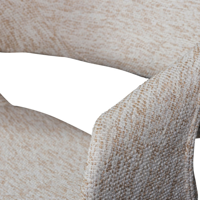 WOOOD Yossi Eetkamerstoelen Houten Bruine Poot - Naturel - Set van 6