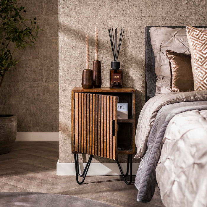 Giga Meubel - Nachtkastjes Set van 2 - Mangohout - Kast Tweak