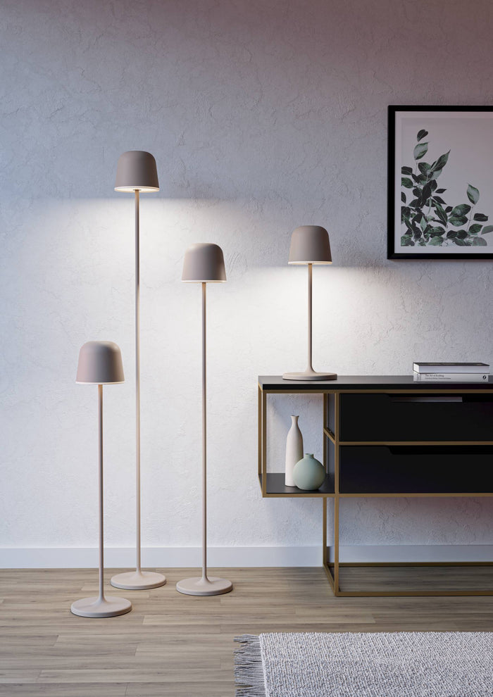 EGLO Mannera-L Staande lamp - USB-C - H 140 cm  - Zand