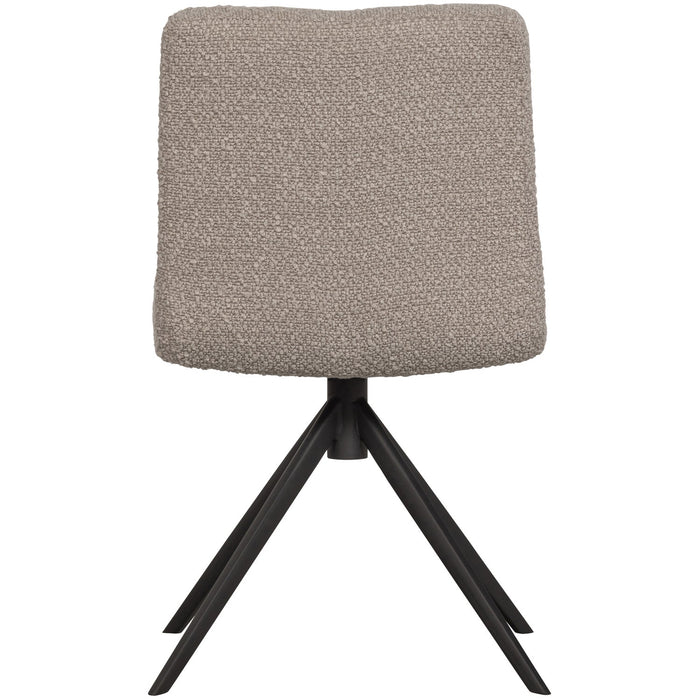WOOOD Vinny Draaistoelen - Bouclé - Zand - Set van 6