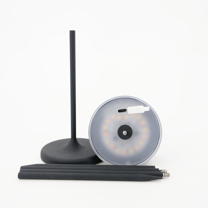 EGLO Mannera-S Tafellamp|Priklamp - USB-C - H 20 cm  - Zwart