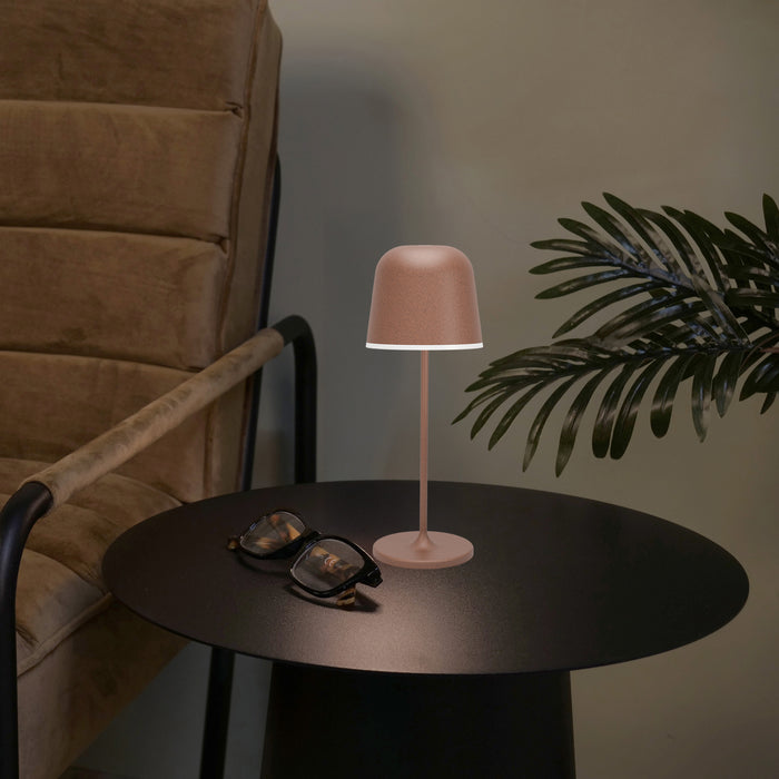 EGLO Mannera-S Tafellamp|Priklamp - USB-C - H 20 cm  - Roestbruin